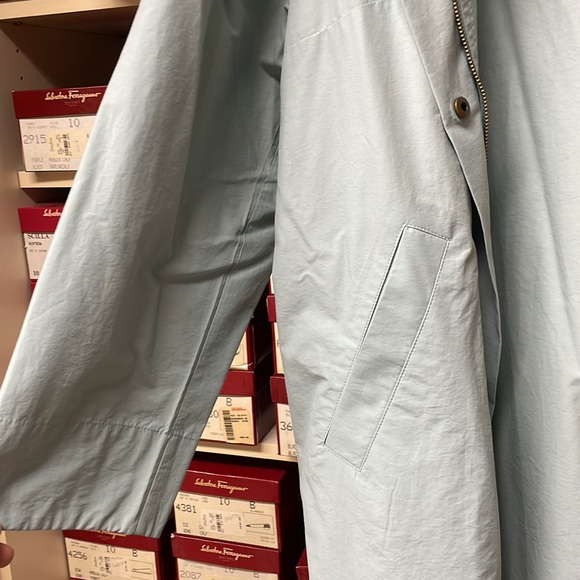 Eileen Fisher zip hood raincoat - Picture 5 of 7